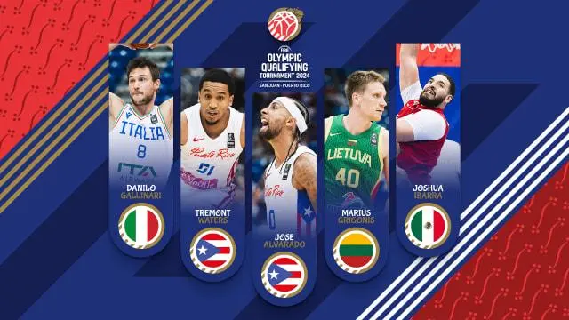 波多黎各奥运预选赛最佳阵容:阿尔瓦拉多、沃特斯等入选